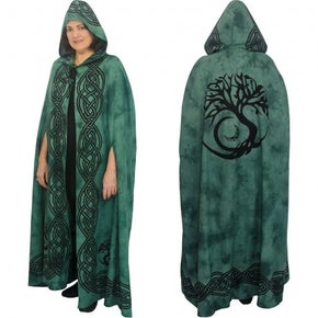 Cotton Cloak Tree of Life Green